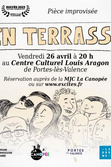 En terrasse : spectacle d’impro