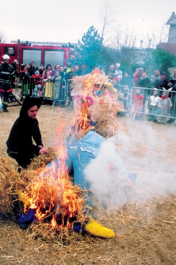 Mr Carnaval en feu