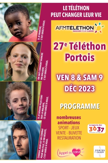 Téléthon portois (Affiche)