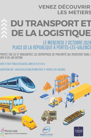 Les métiers du transport et de la logistique