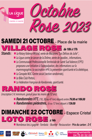 La Rando Rose, c'est parti ! ( PROGRAMME-ROSE-2023)