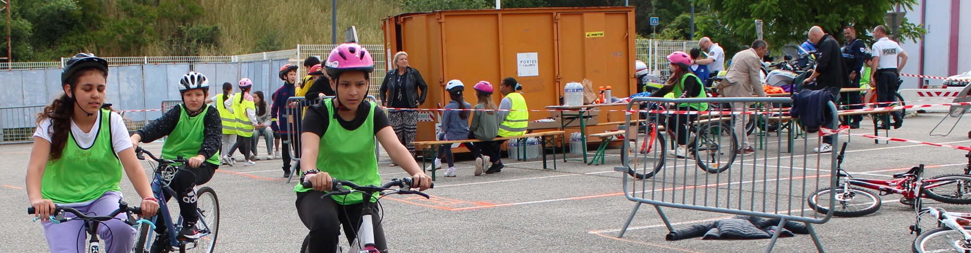 Permis cyclisme à l'école