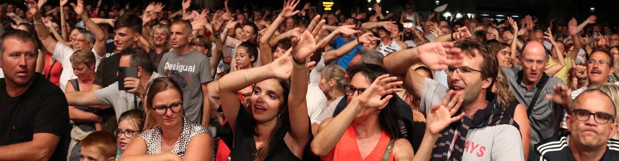 Durant un concert de Portes en fête