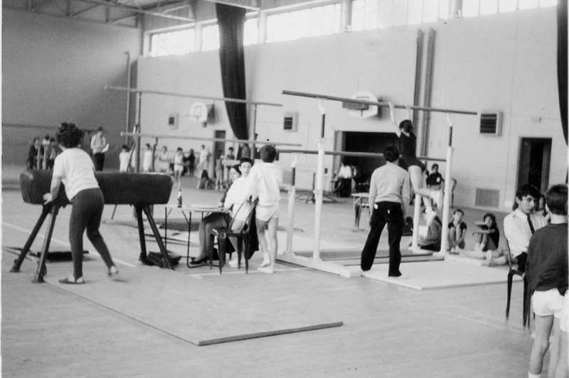 Compétition de gymnastique