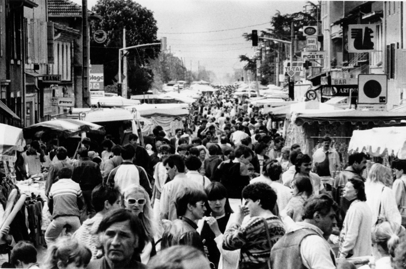 Foire lors des fêtes de mai