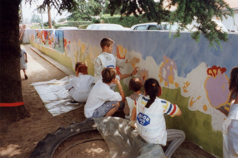 Fresque de l'école J. Moulin