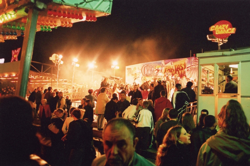 Fête foraine lors du corso