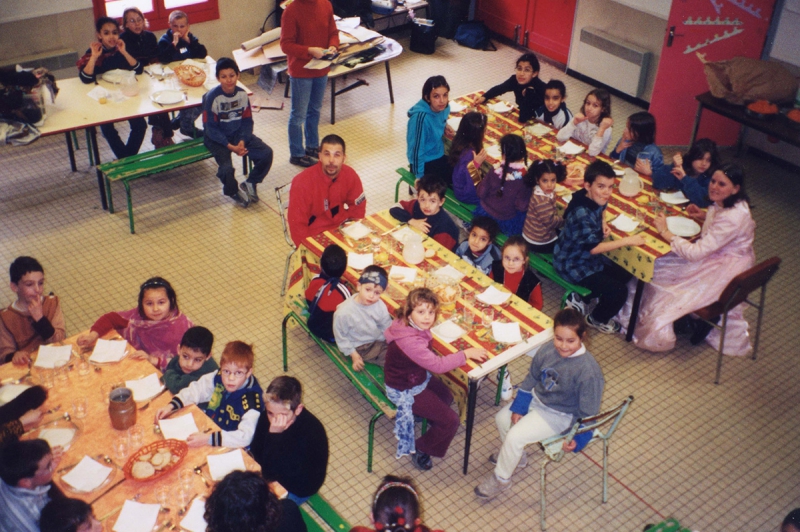 Repas au centre de loisirs