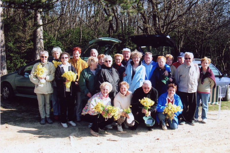 Club Croizat :  sortie jonquilles