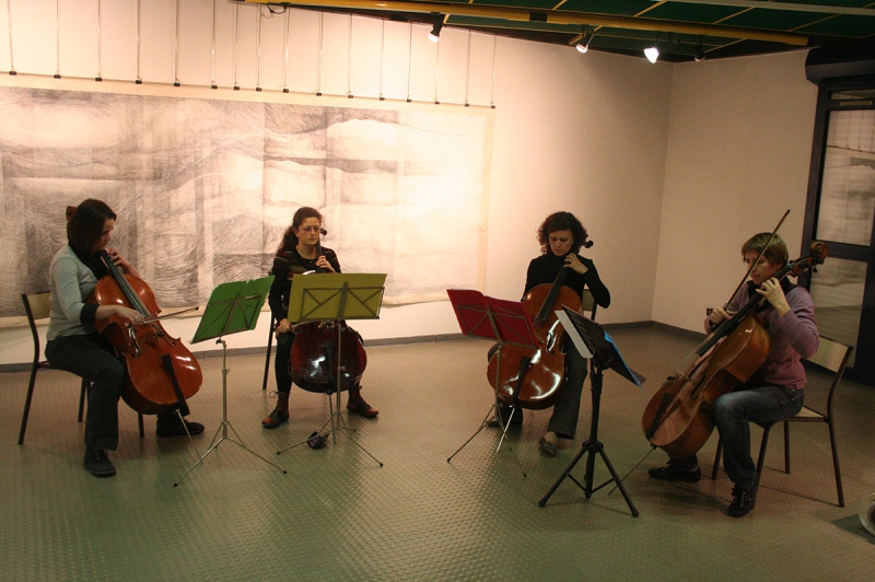 Vernissage de l'exposition des élèves de l'école d'art en musique