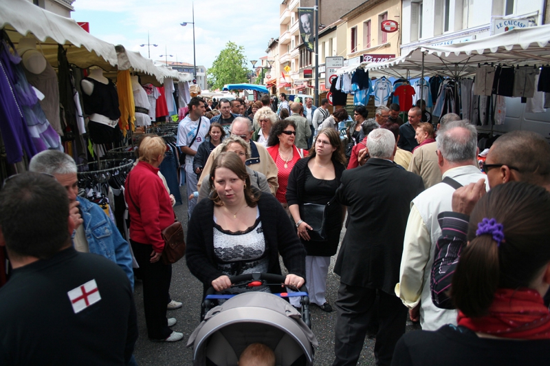 Foire lors des fêtes de mai