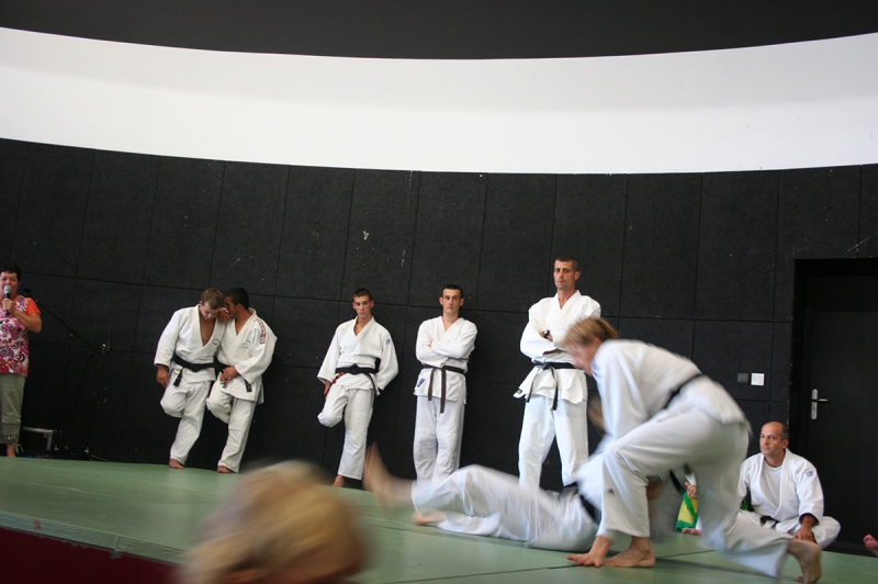 Démonstration de ju jitsu au forum des associations