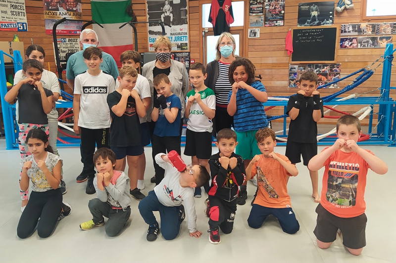 Au club de boxe