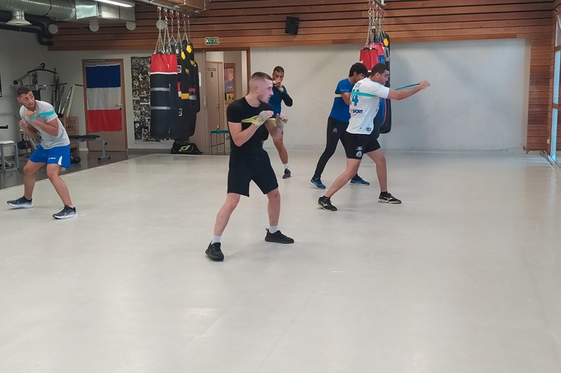 Entrainement de boxe