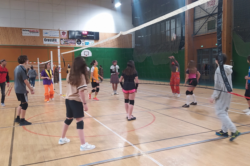 Match de volley-ball