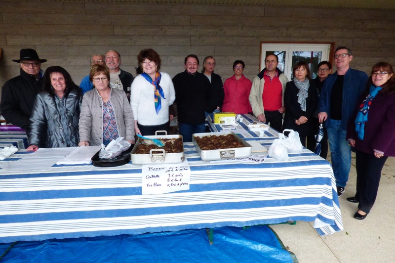 Vente de boudin du conseil de quartier ouest