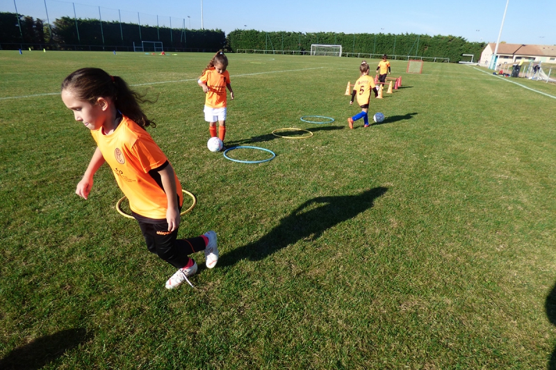 Entrainement de football