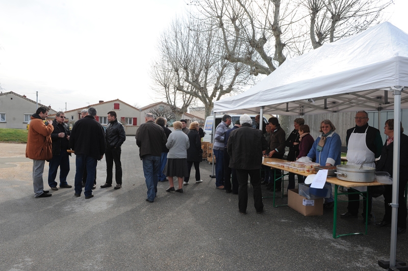 Vente de boudins du conseil de quartier ouest