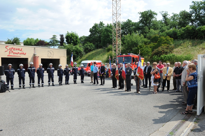 Cérémonie en hommage aux pompiers disparus