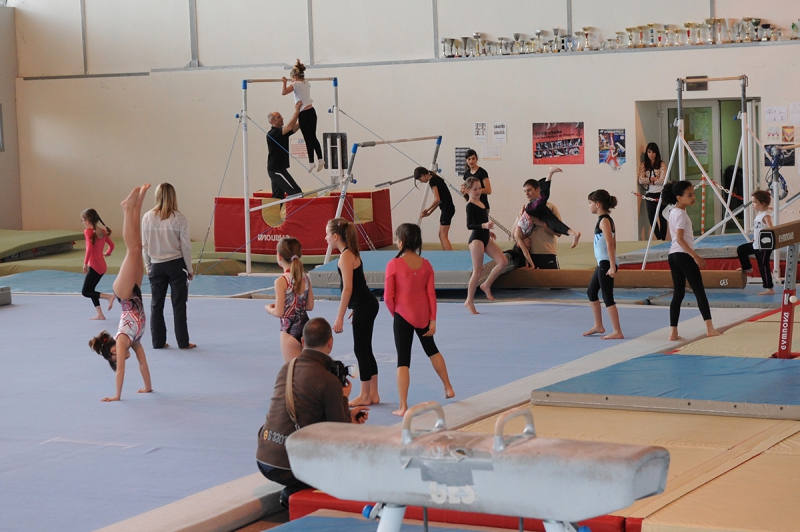 Entrainement de gymnastique