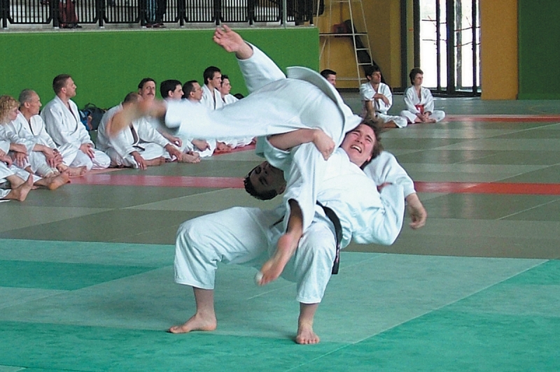 Démonstration de judo