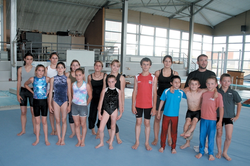 Au club de gymnastique