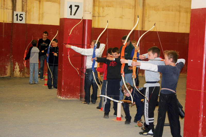 Entrainement de tir à l'arc