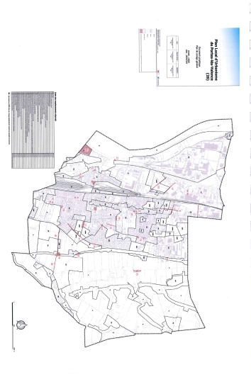 PLU : zone réservée - rue Guesde et Mozart