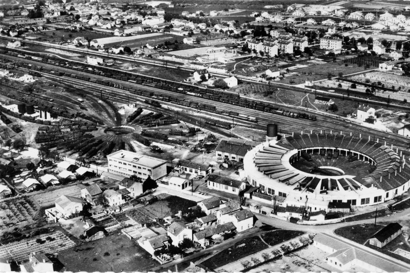 Vue aérienne de la ville côté ouest