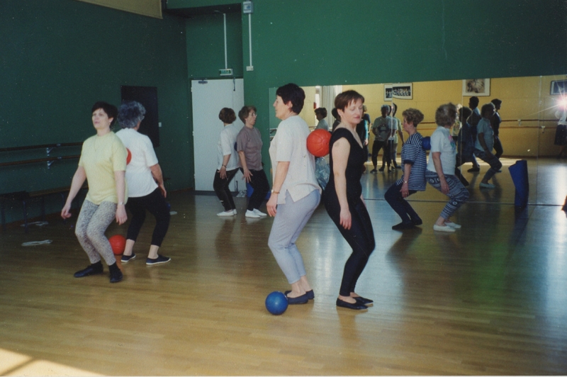 Entrainement de gymnastique