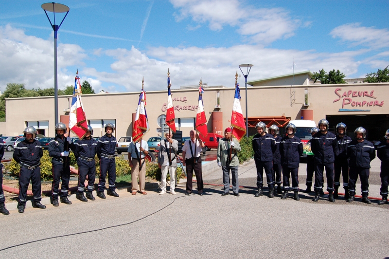 Cérémonie en hommage aux pompiers disparus