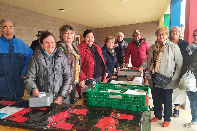 Vente de boudin du conseil de quartier sud