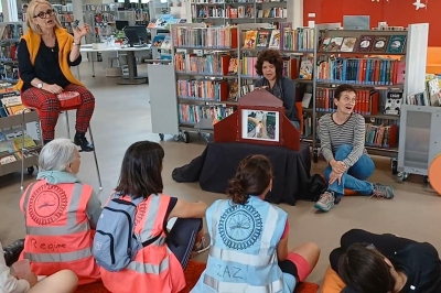 Visite de l’association Cyclo-Biblio