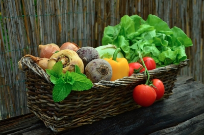 Légumes de saison en vente