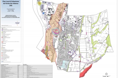 PLU :  Règlement graphique : Plan de zonage général