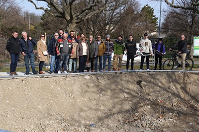 Inauguration du skate park